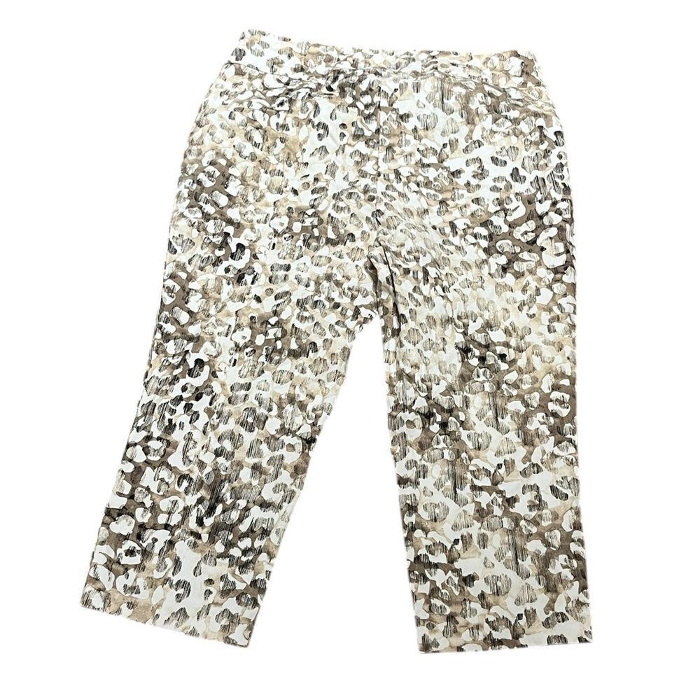 Chico’s‎ Women’s Leopard Print Pull On Pants, Chico’s Size 2, US Size 12/L